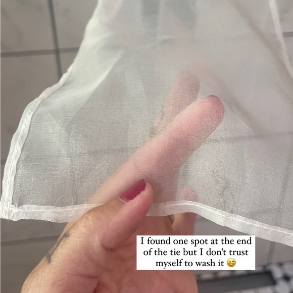 Silk Organza Wedding Dress Topper - Picture 7 of 8